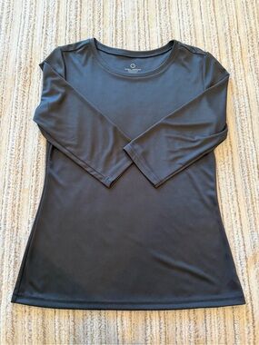 Noel Asmar Black Performance Mid/Long Sleeve Top